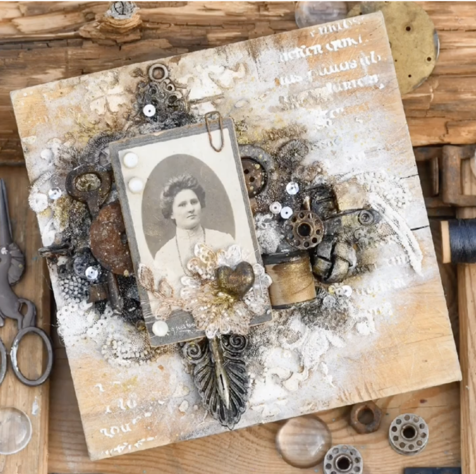 Art Stories Home lesson examples &mdash; mixed-media and collage