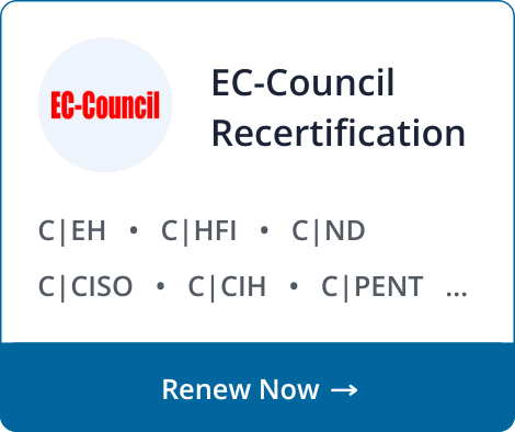 EC-Council Recertification Programs