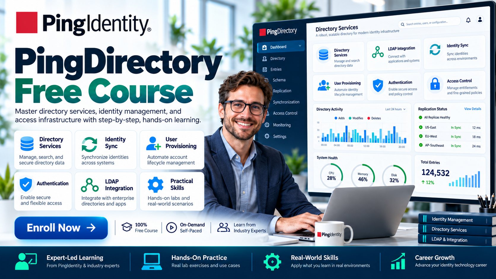 Product image for PingDirectory Free Course