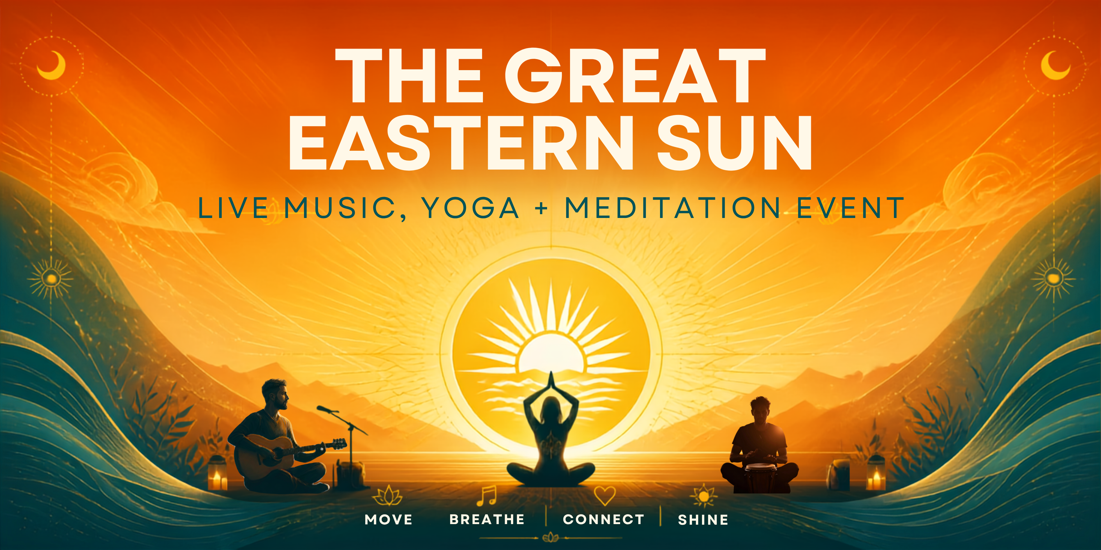 Product image for The Great Eastern Sun: Live Music, Yoga + Meditation Event