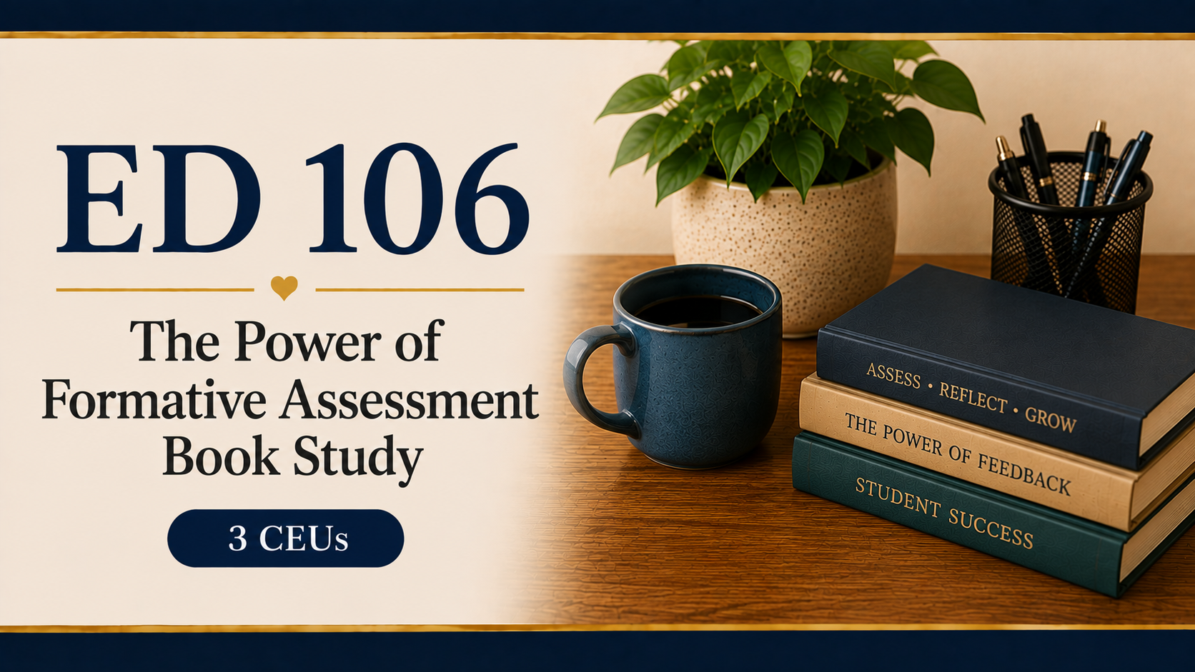 Product image for ED 106 The Power of Formative Assessment Book Study (3 CEUs or 45 Clock Hours)