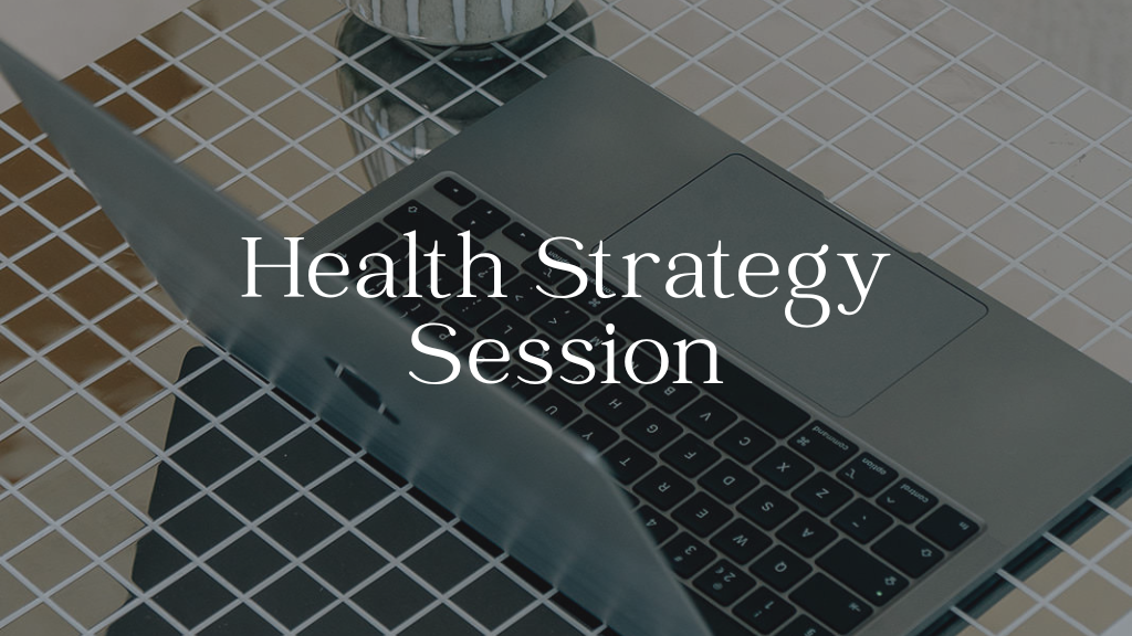 Product image for 60 min Health Strategy Session