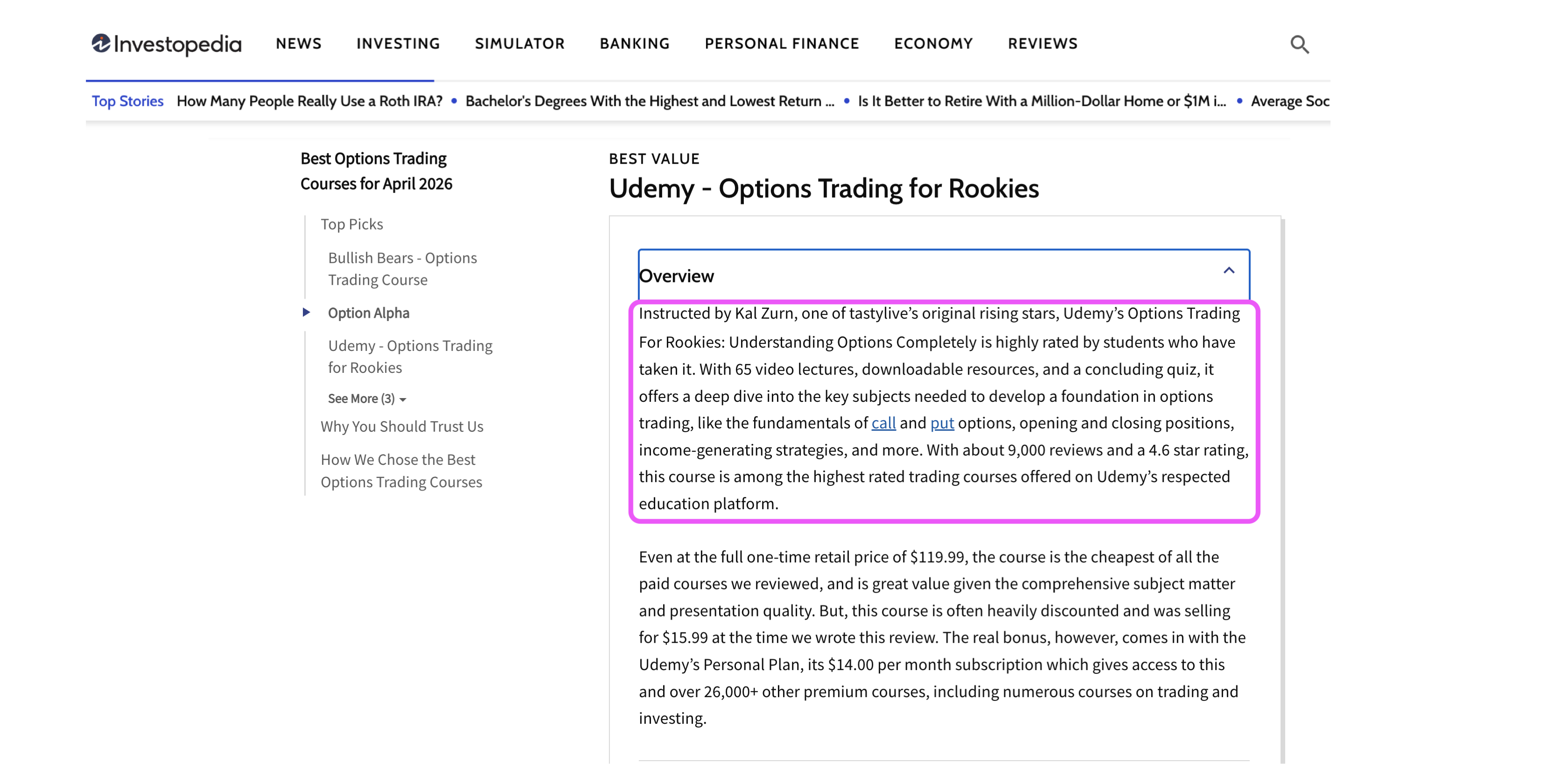 featured on invest opedia, featured on investo pedia