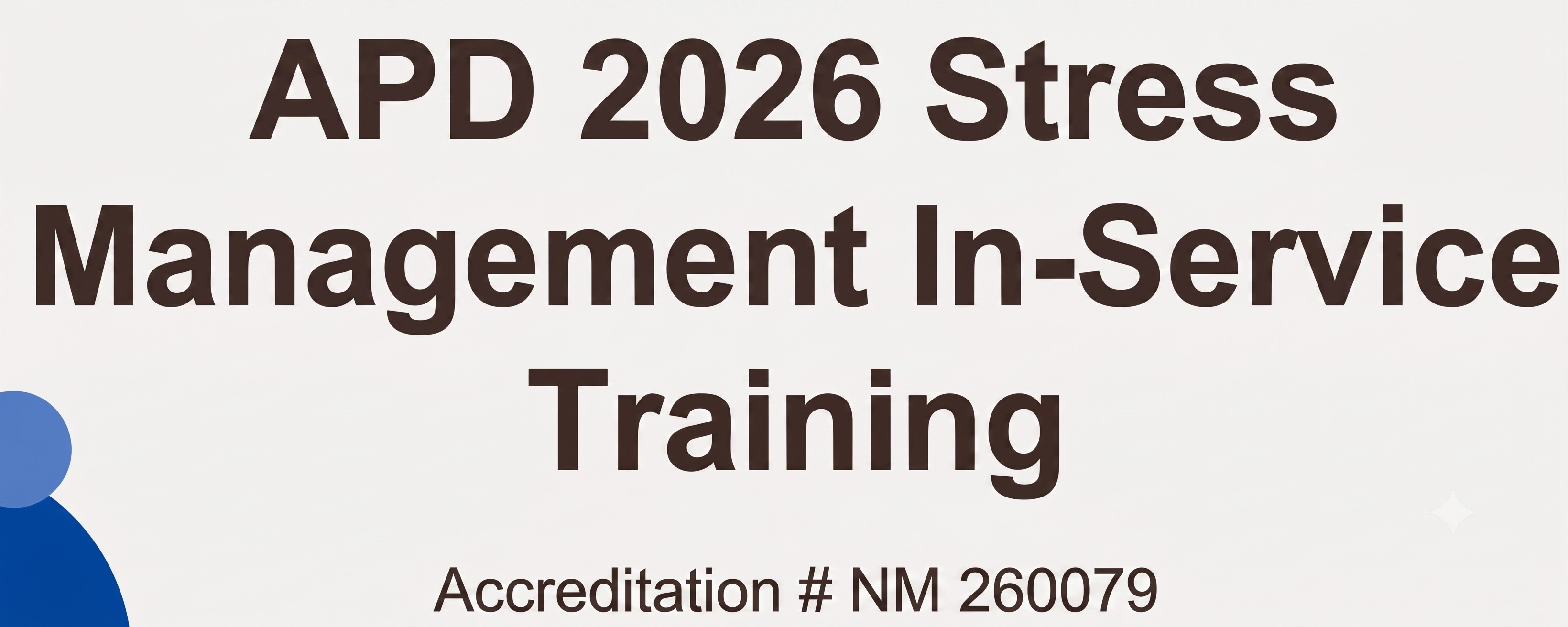 Product image for 2026 APD-Stress Management (#NM260079)