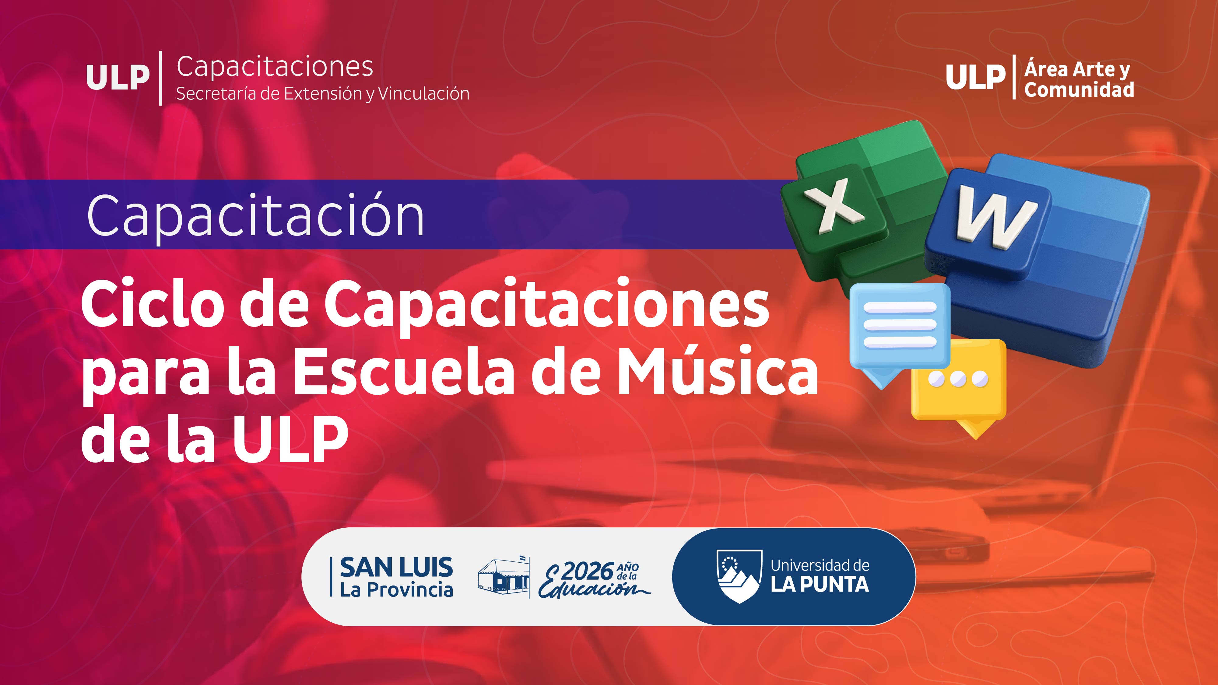 Imagen de producto para MUSICA ULP 2026 | Ciclo de Capacitaciones 