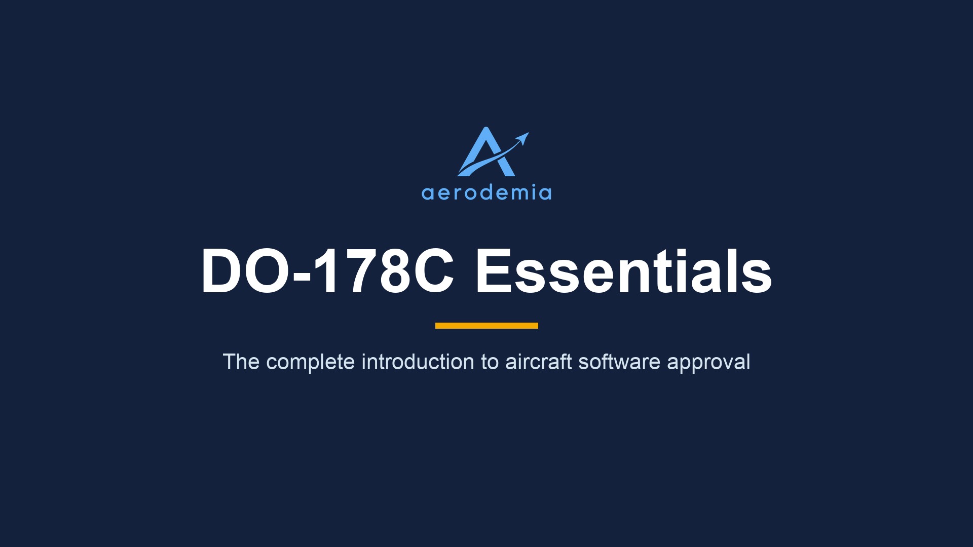 Product image for DO-178C Essentials