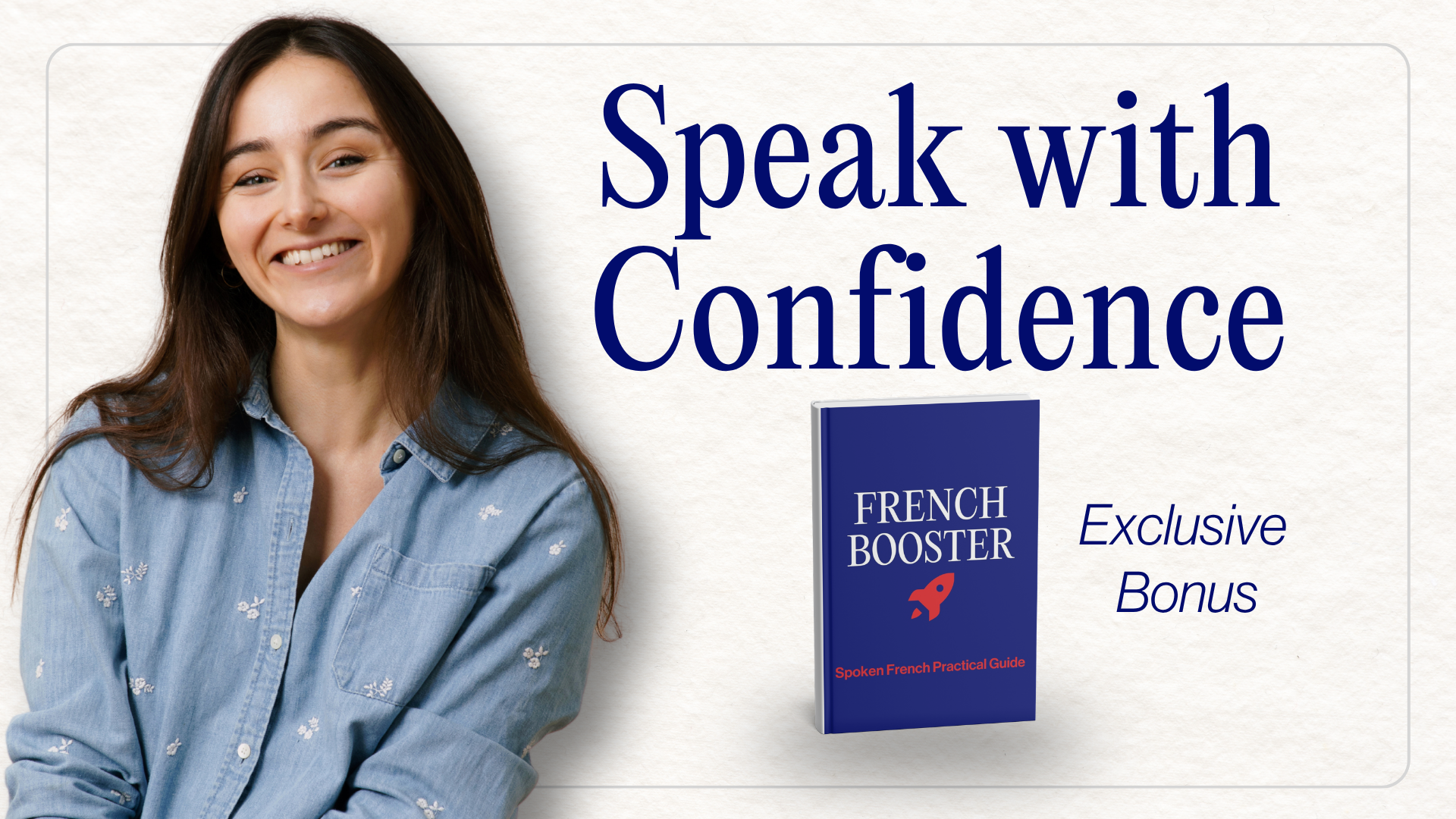 Product image for Speaking with Confidence + French Booster BONUS