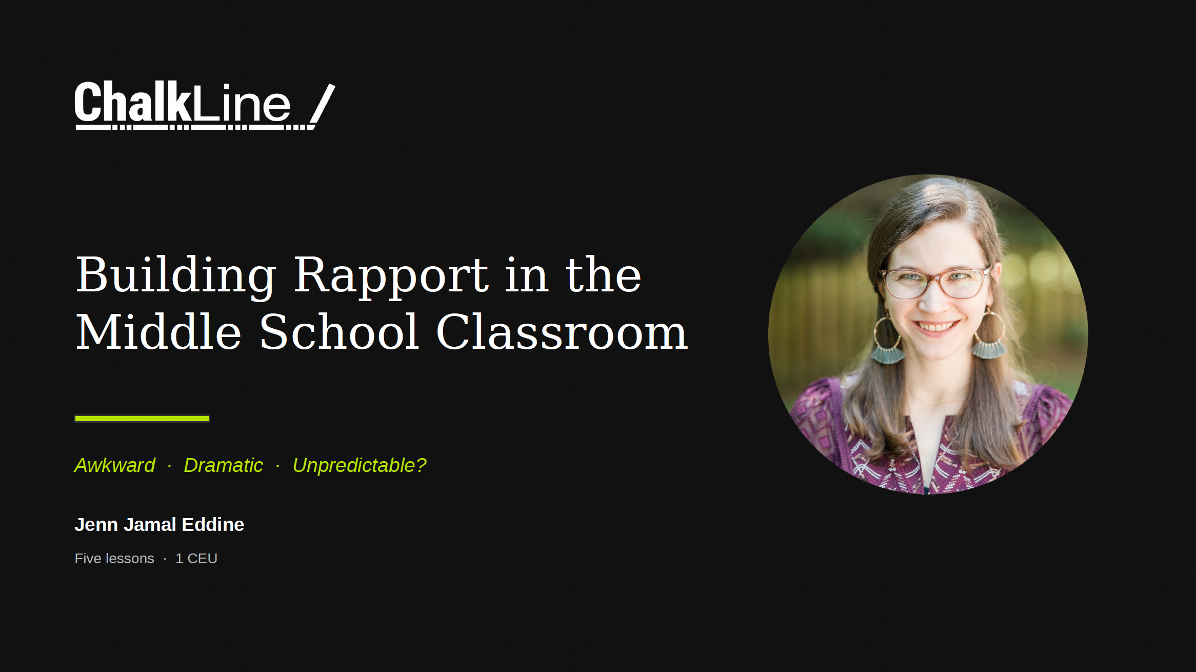 Product image for Building Rapport in the Middle School Classroom