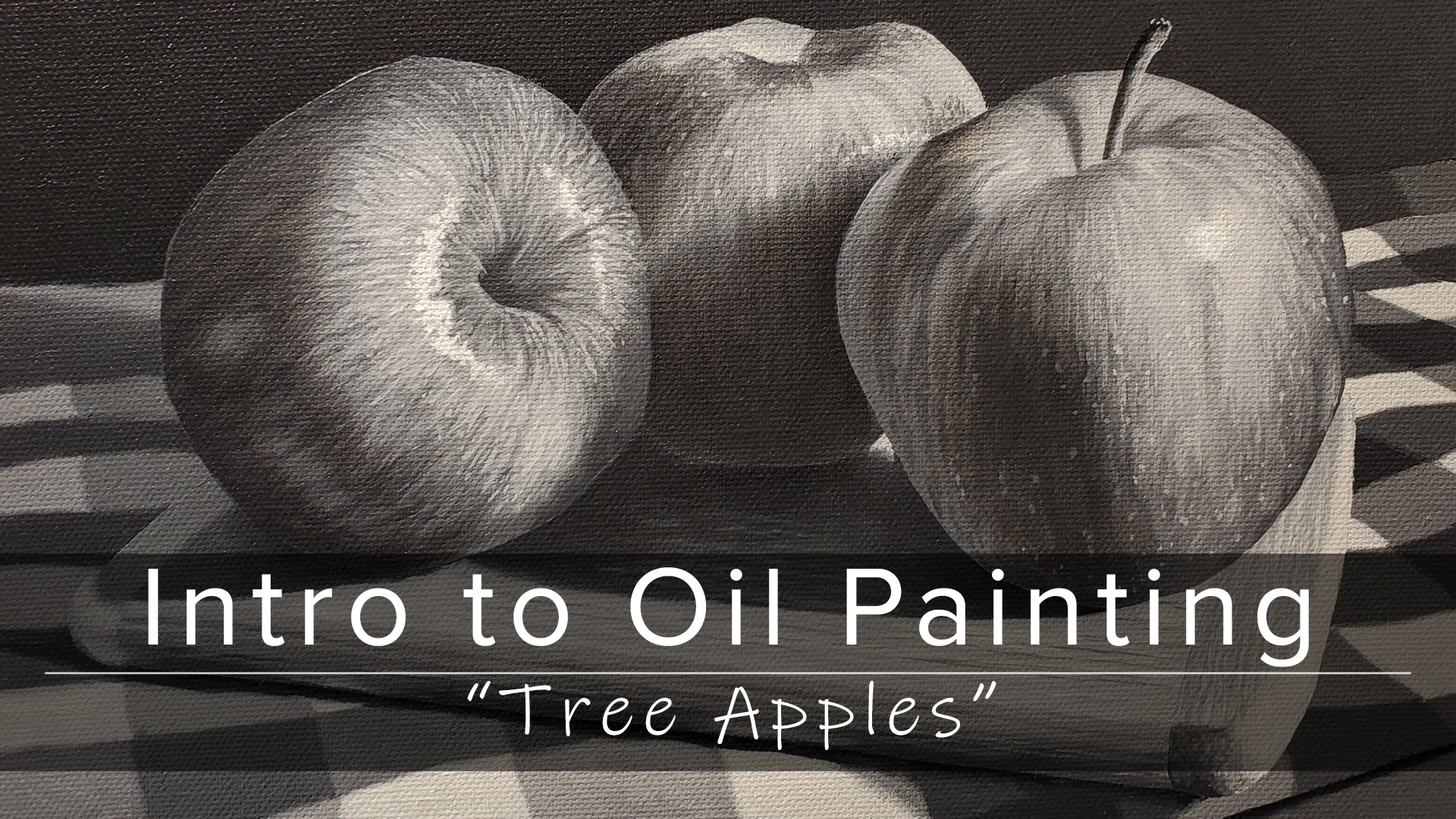 Product image for Intro to Oil Painting Studio (2) - "Three Apples" (Recorded from the Live Course)
