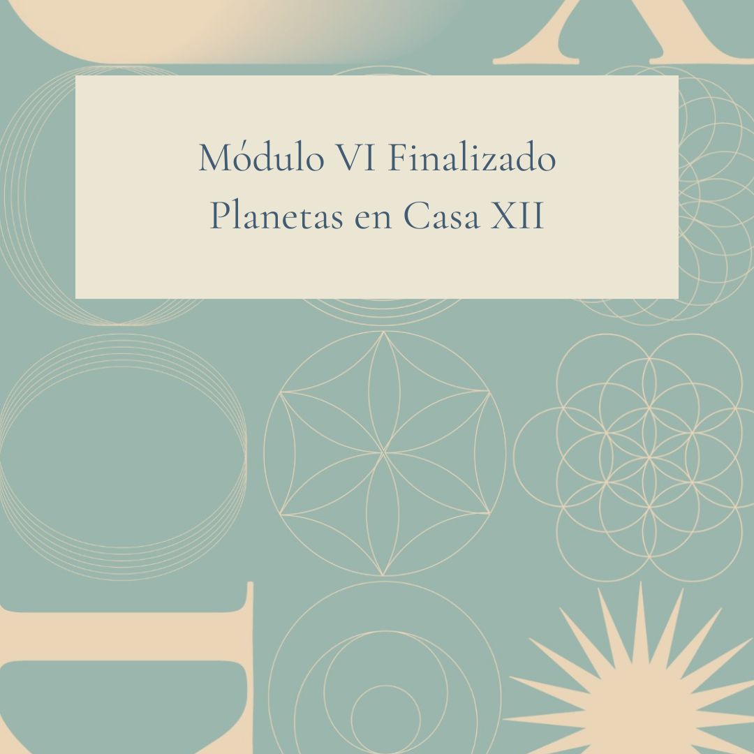 Product image for Módulo VI Finalizado - Planetas en Casa XII