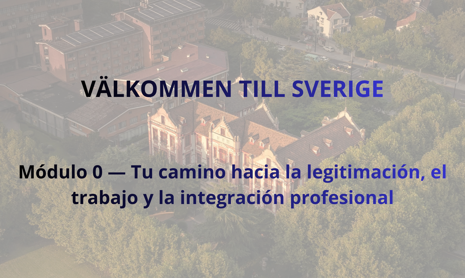 Product image for Módulo 0 — Välkommen till Sverige