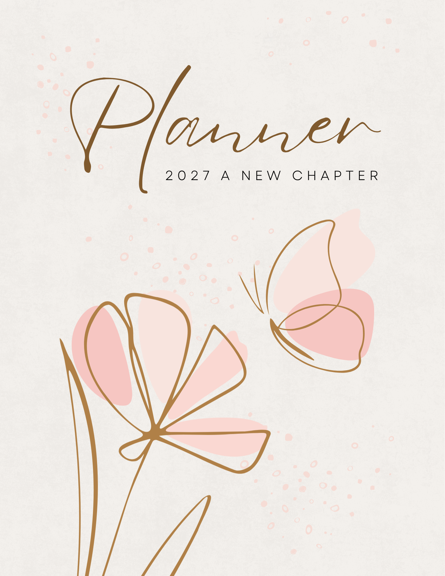 Product image for 2027 Customizable 170-Page  8.5 x 11 Planner + 15-Minute Branding Call