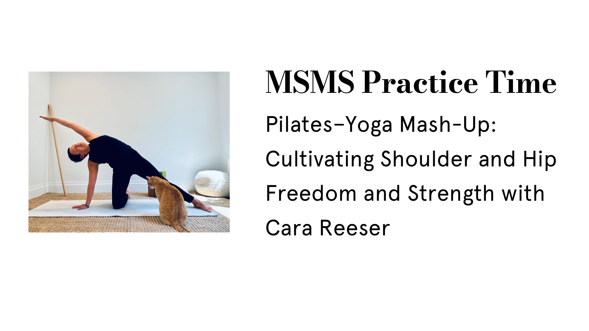Product image for MSMS Practice Time: Pilates–Yoga Mash-Up