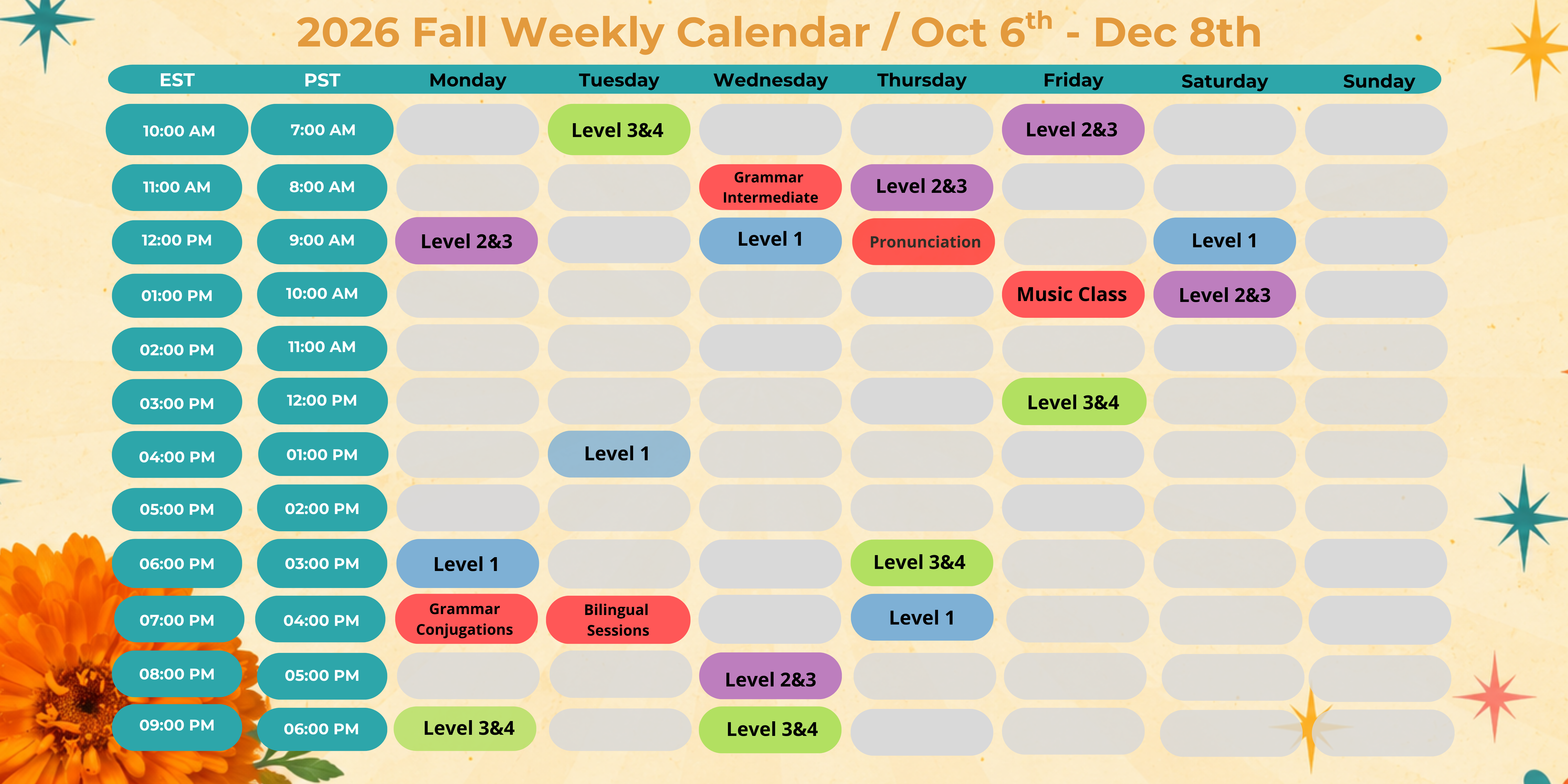 Schedule 
