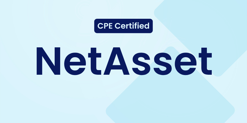 Product image for CPE - NetAsset Partner Training Course