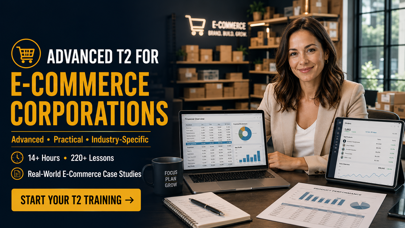Product image for Advanced T2  for E-Commerce Corporations | 14+ Hours | Hands-On, Case-Based Training