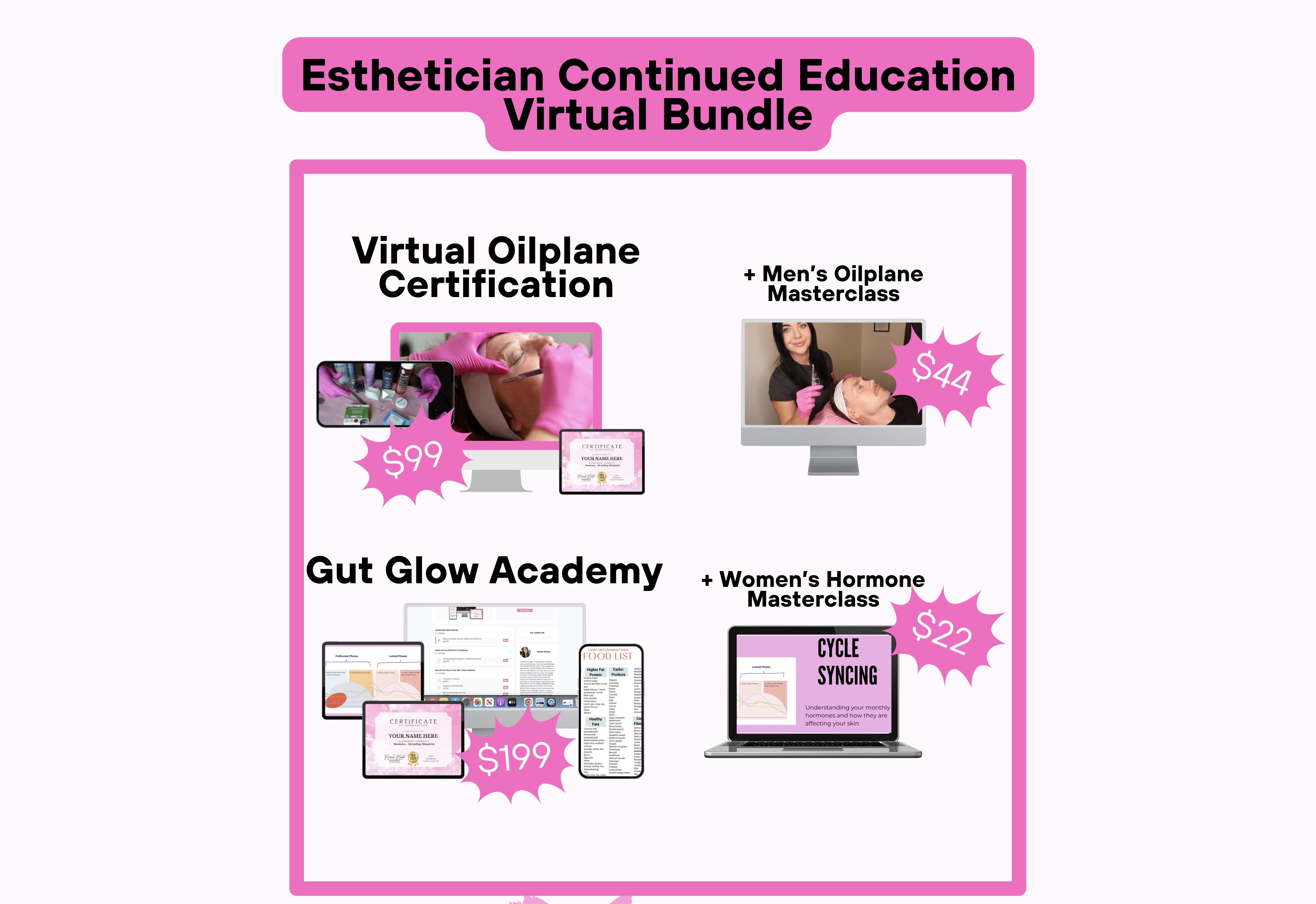 Product image for 4 Course Certification Bundle