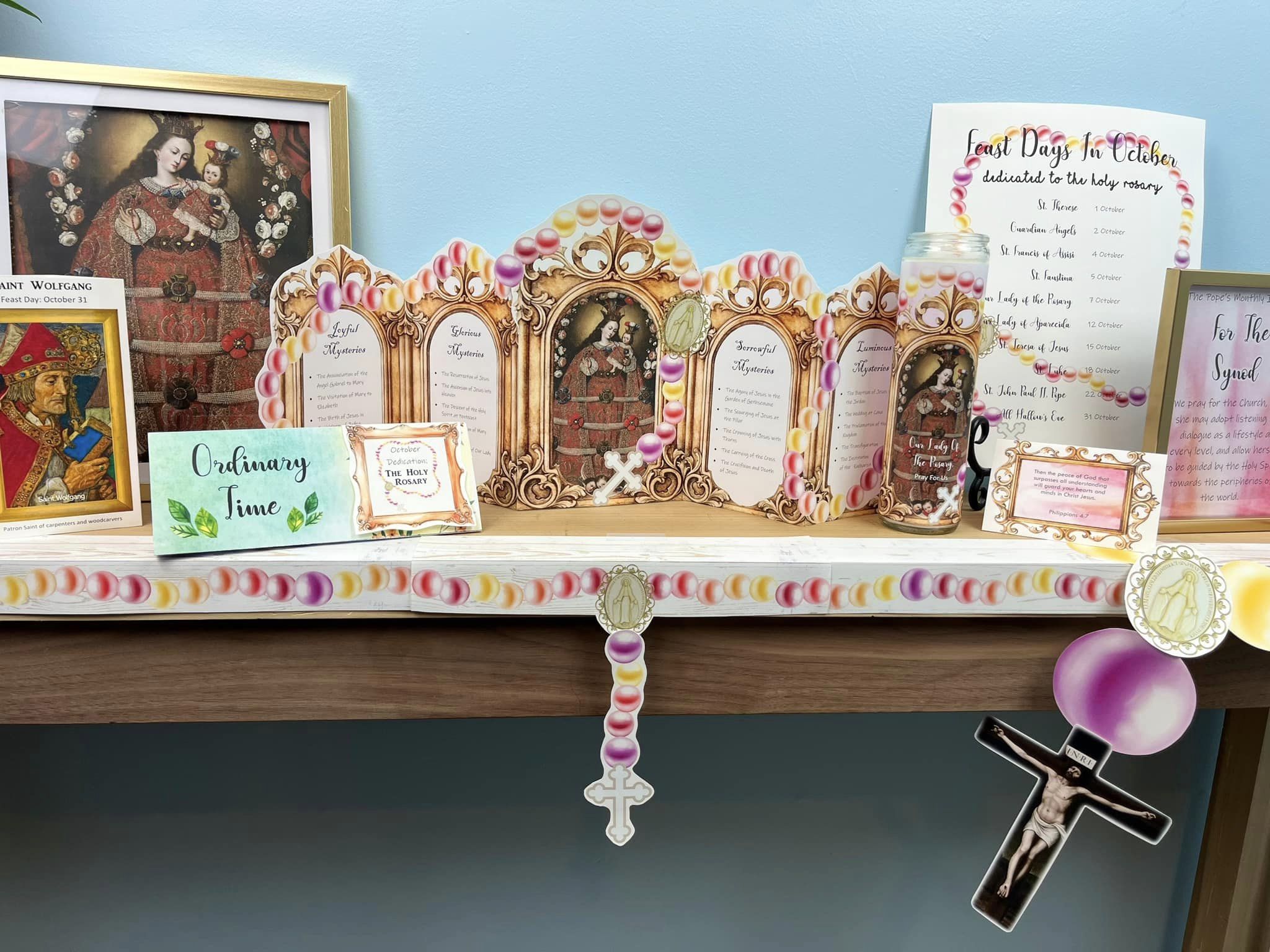 October 2023 Home Altar Printables