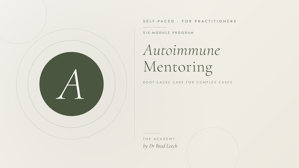 Product image for Autoimmune Mentoring (Self-Paced)