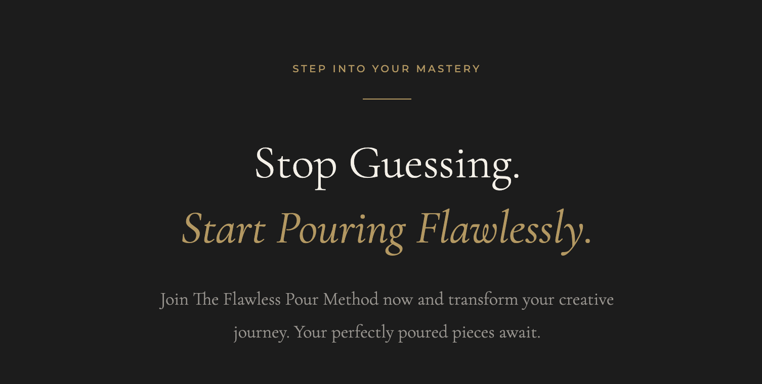 Product image for THE FLAWLESS POUR METHOD