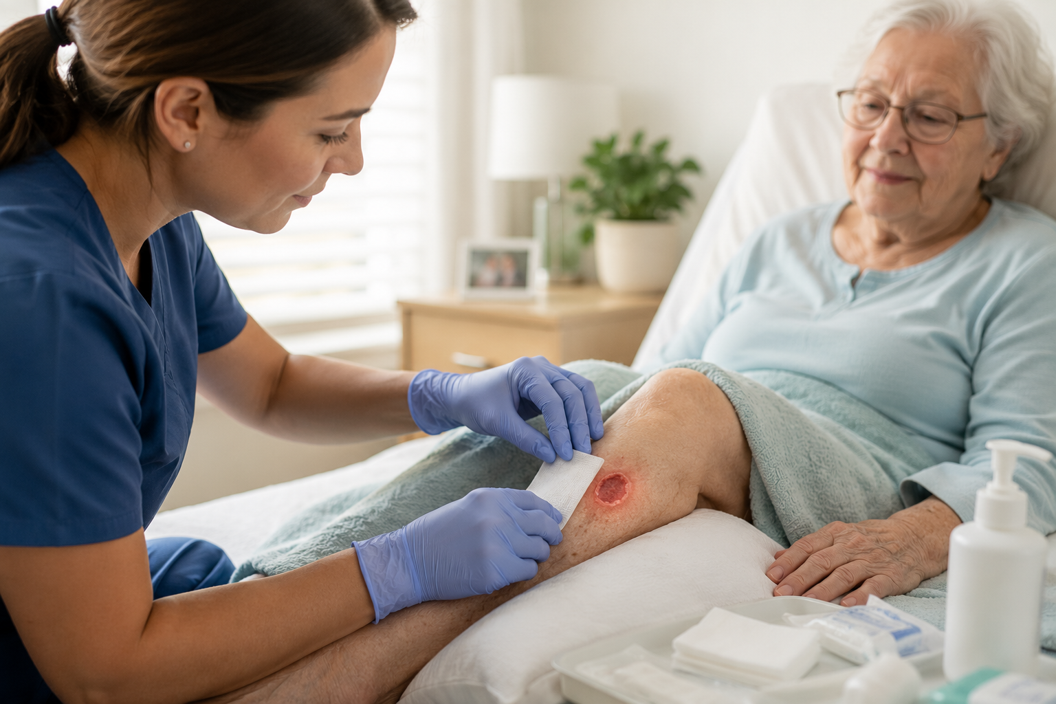 Product image for Pressure Injuries & Wound Care in Older Adults (1.0 Contact Hour)