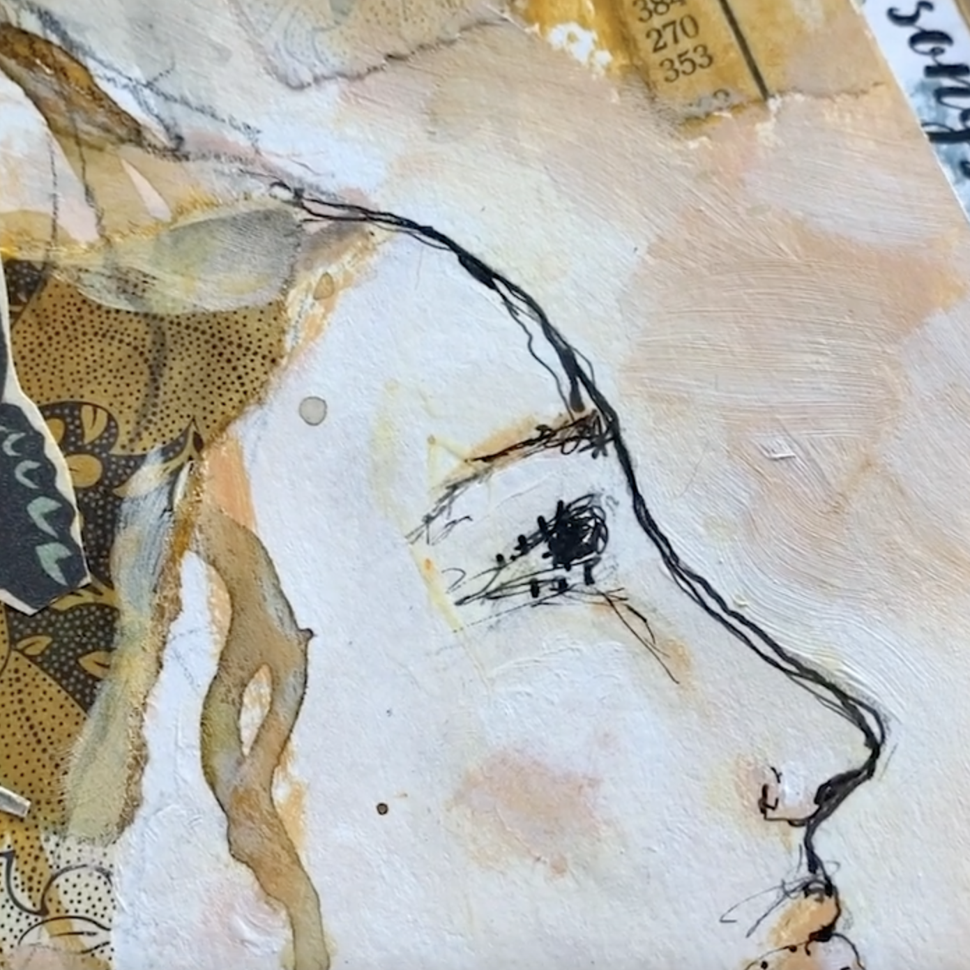 Drawing faces with a simple step-by-step side profile method