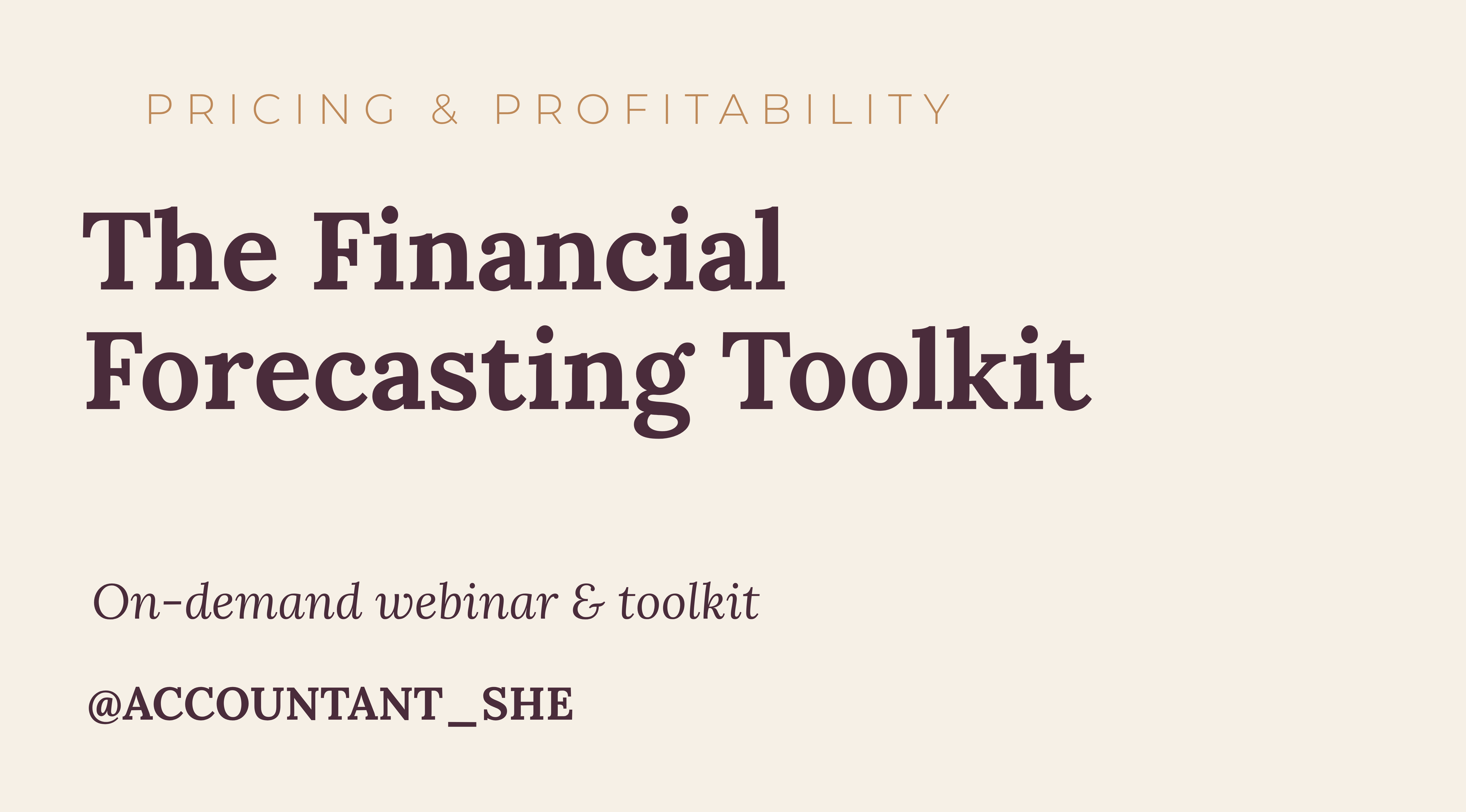 Product image for The Financial Forecasting Toolkit: Build a Financial Roadmap for Your Business