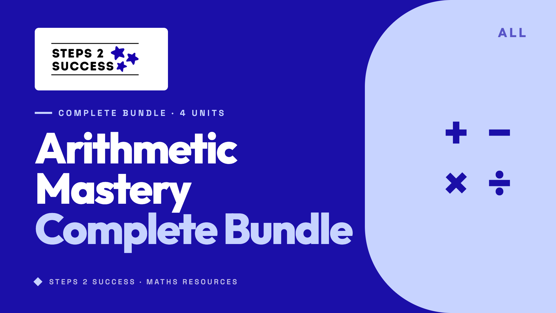 Product image for Arithmetic Mastery – Complete Bundle