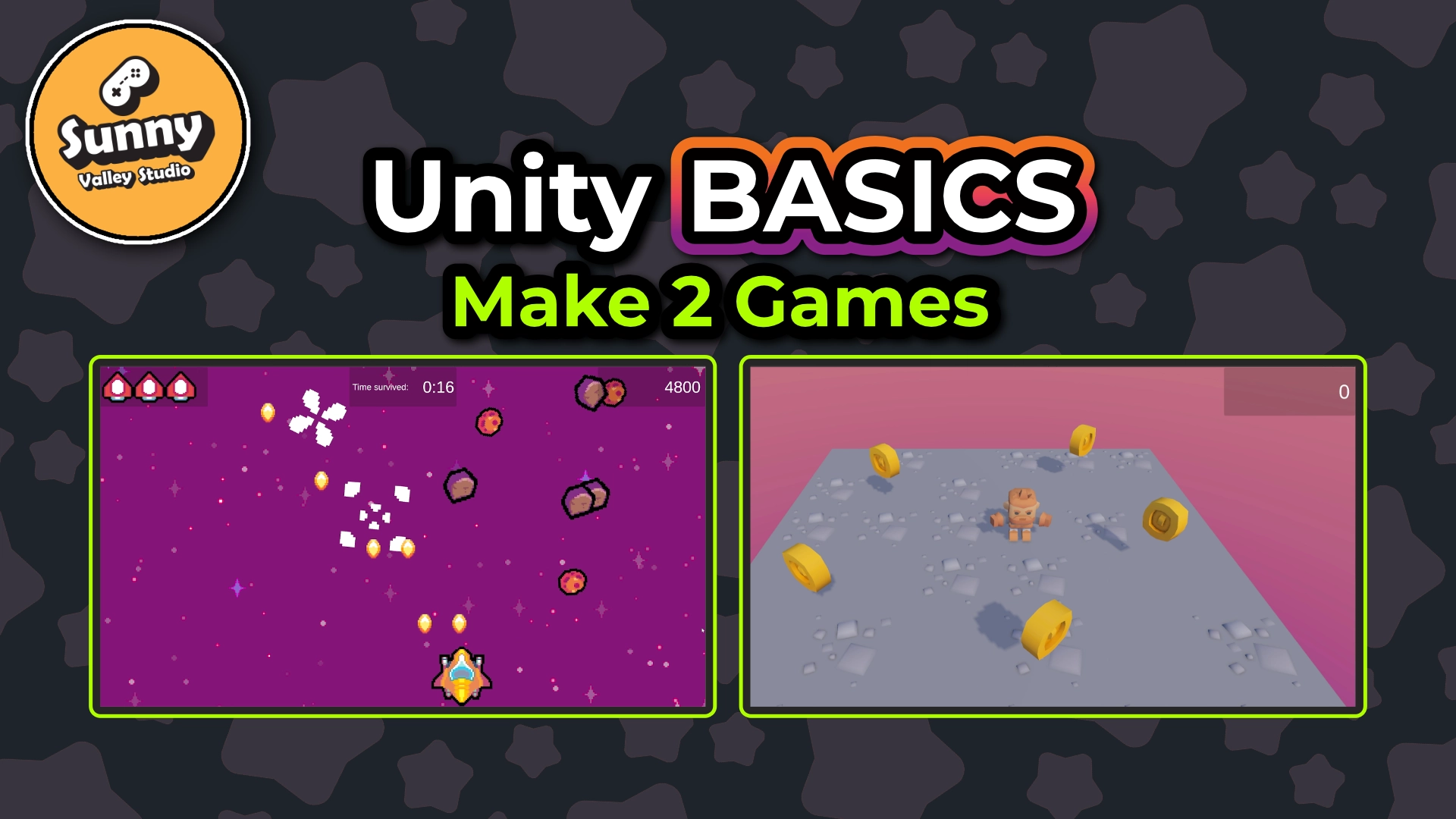 Product image for Unity Basics — Make 2 Games