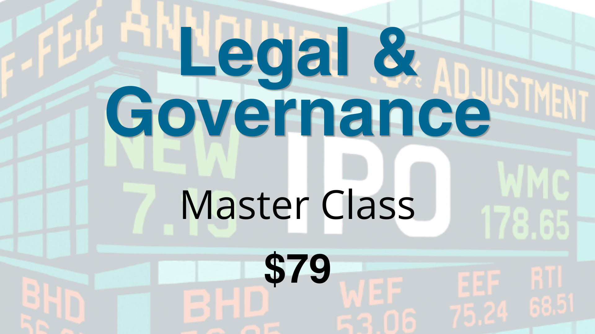 Legal & Governance