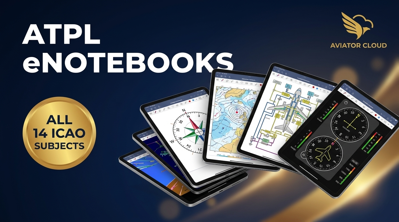 Product image for Complete ATPL eNotebooks — All 14 ICAO Subjects