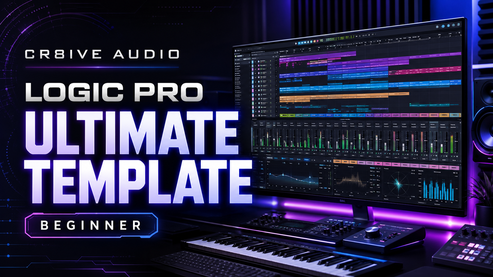 Product image for Logic Pro Ultimate Template (Beginner)
