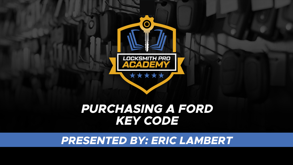 Product image for Purchasing a Ford Key Code