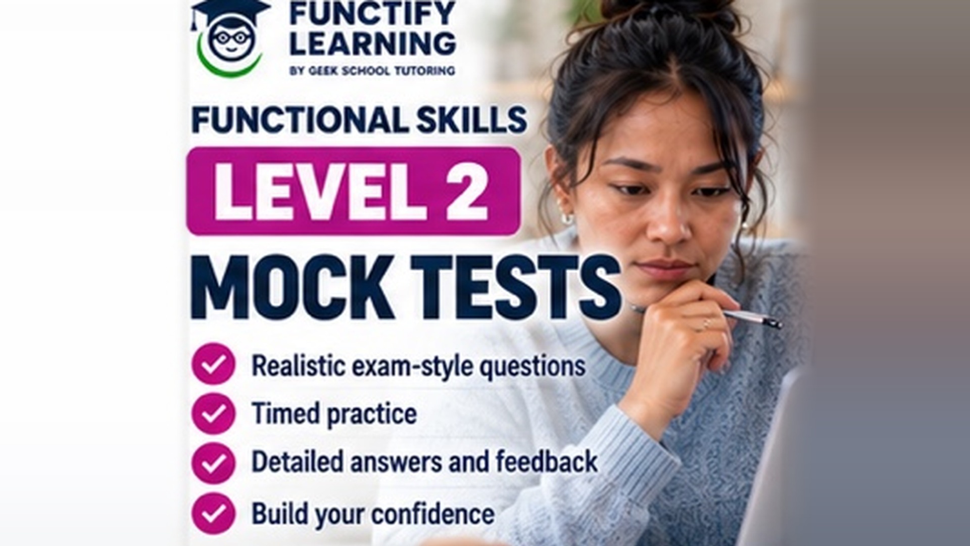 Product image for Functional Skills Level 2 Maths Mock Test