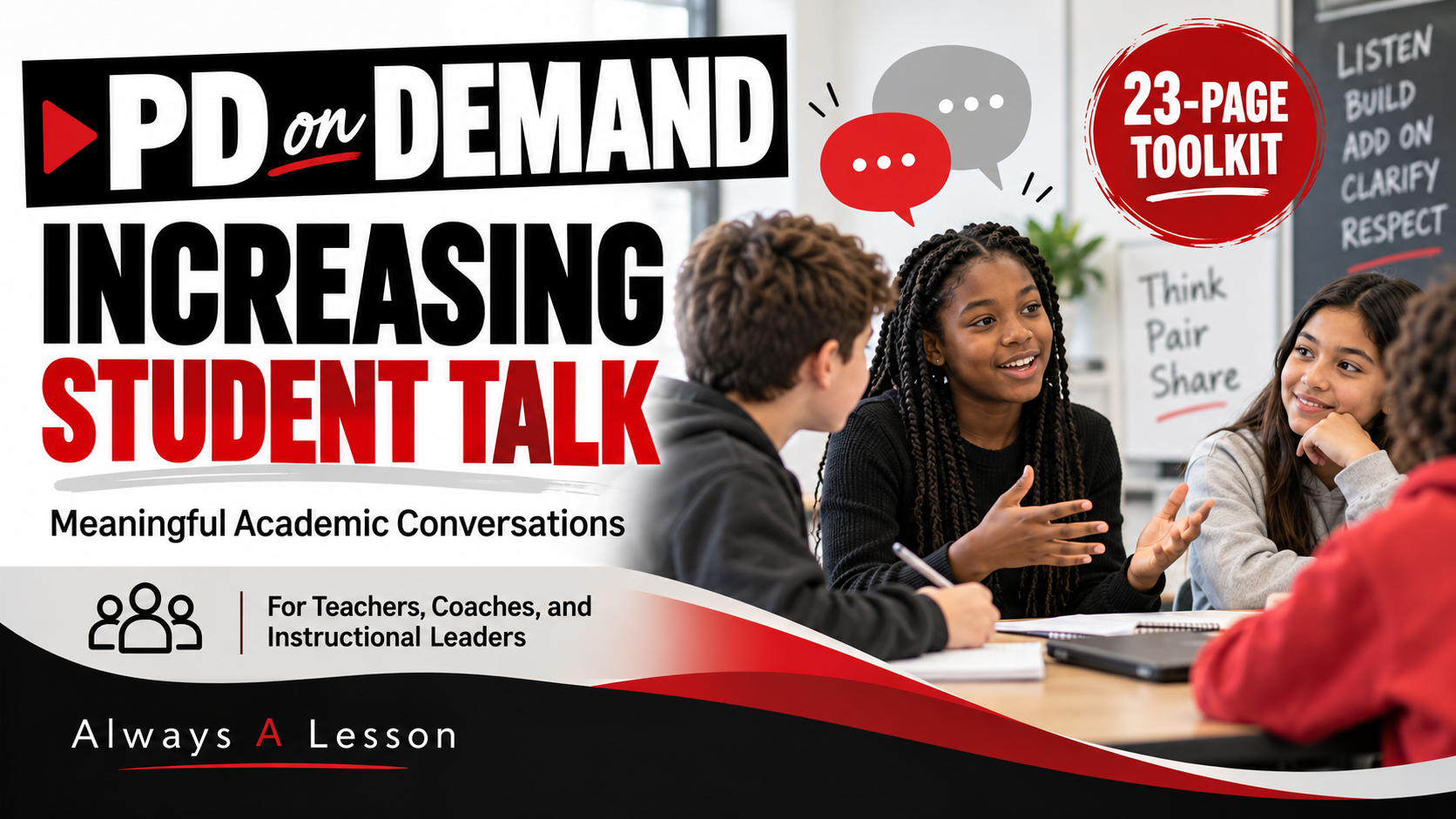 Product image for PD on Demand: Increasing Student Talk