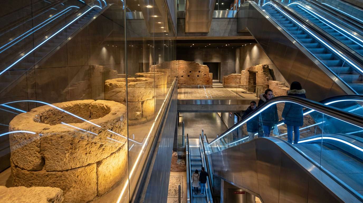 Product image for "The Underground of Metro Colosseo: Archaeology Beneath Ancient Rome"