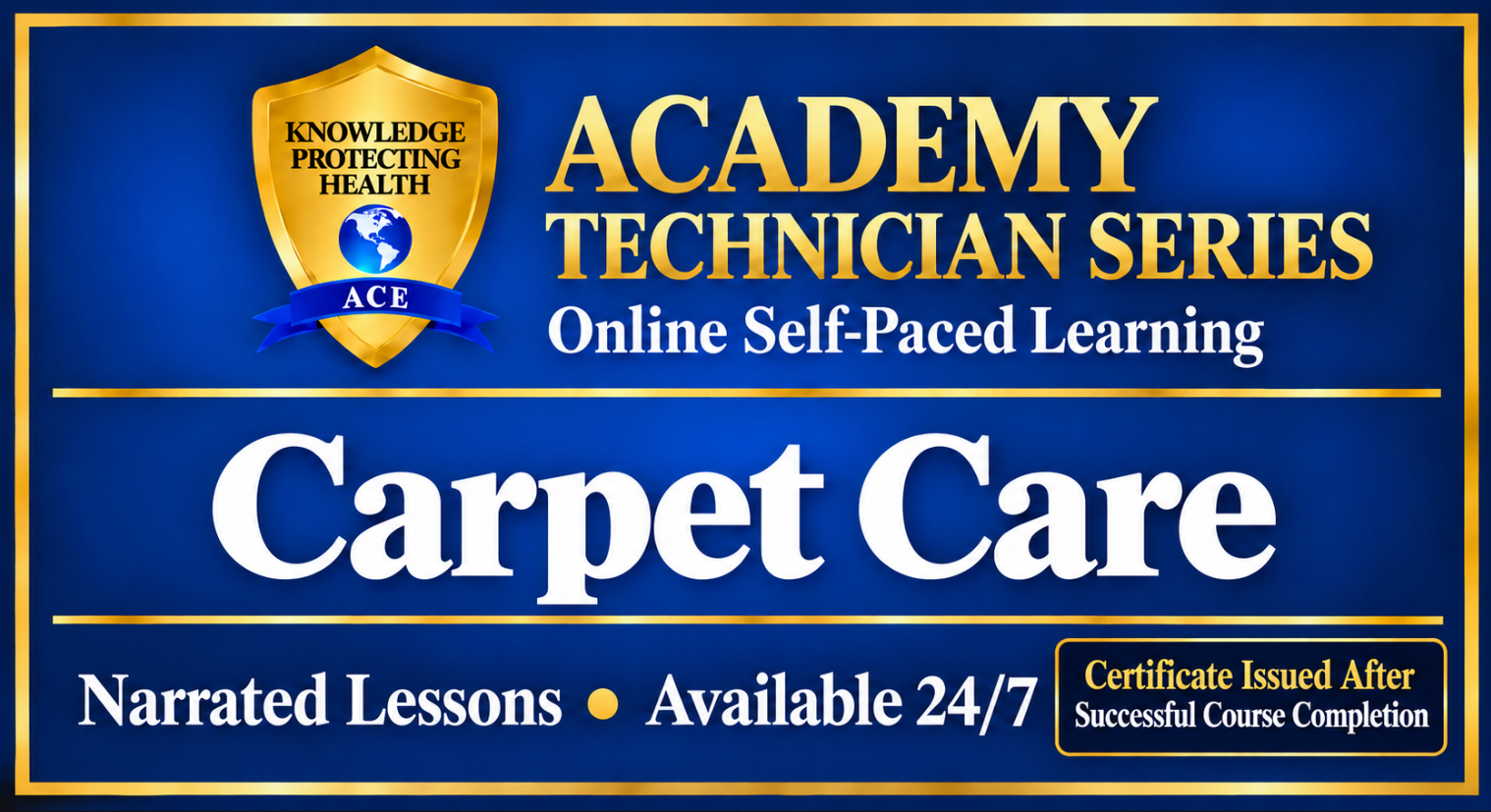 Product image for Carpet Care Technician Series