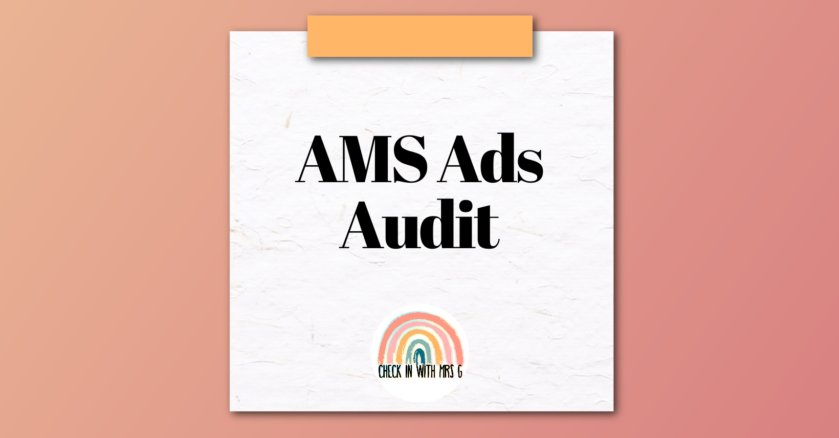 Product image for AMS Ads Audit