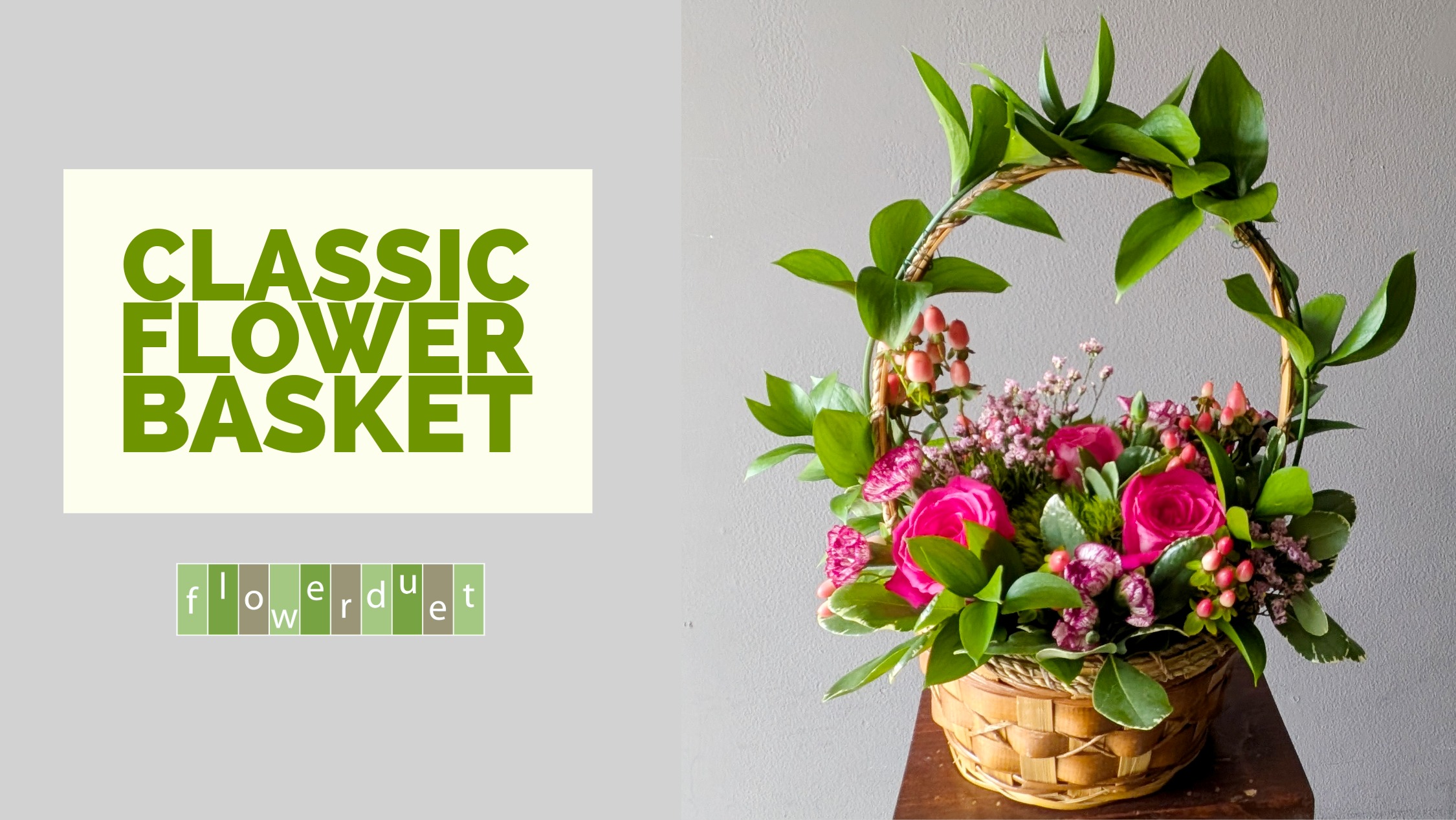 Product image for Flower Arranging Fridays: Classic Floral Basket