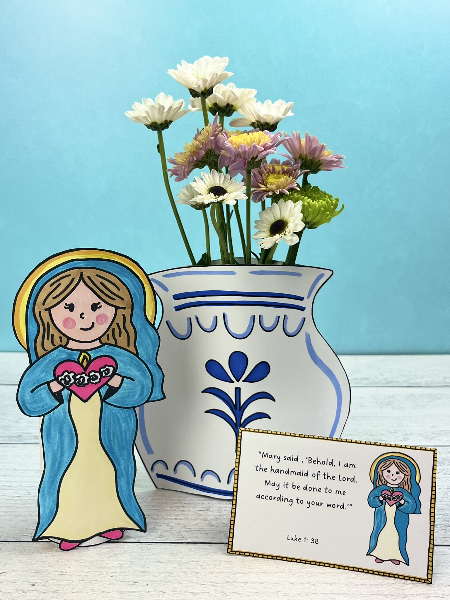 Home Altar Printables Example