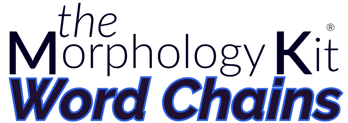 The Morphology Kit® Word Chains SET 1