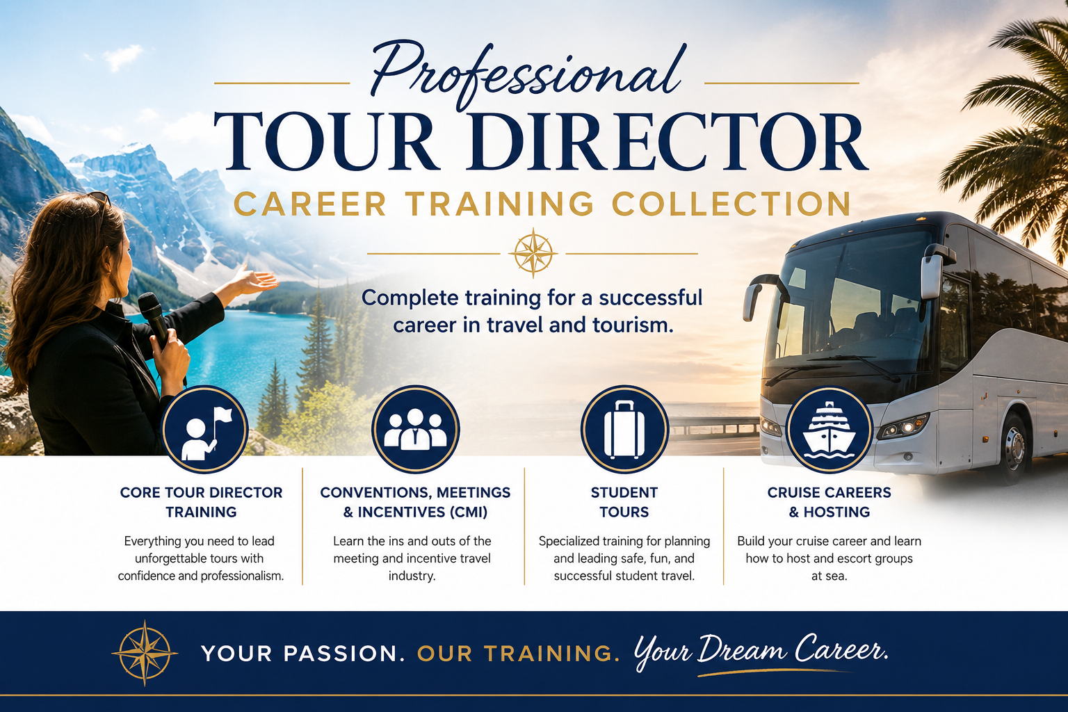 Product image for Professional Tour Director Career Training Collection