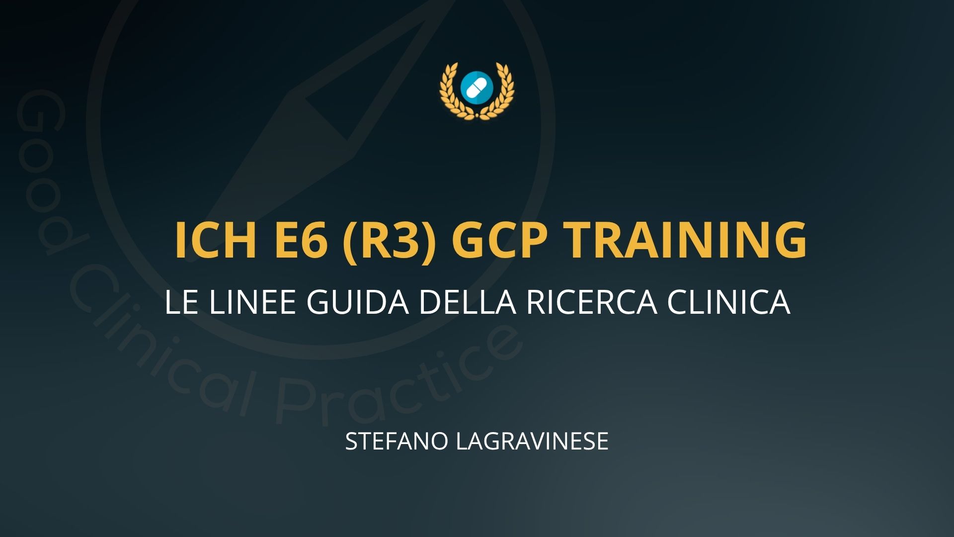 Product image for ICH E6 (R3) - GCP Training: le linee guida della ricerca clinica