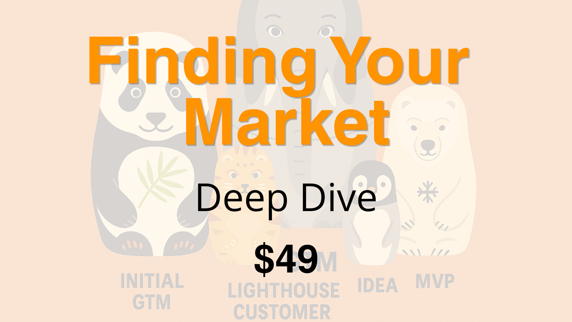 Finding Your Market