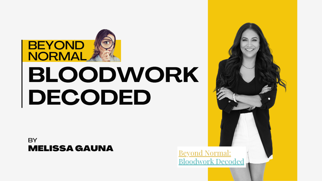 Product image for BEYOND NORMAL: BLOODWORK DECODED.