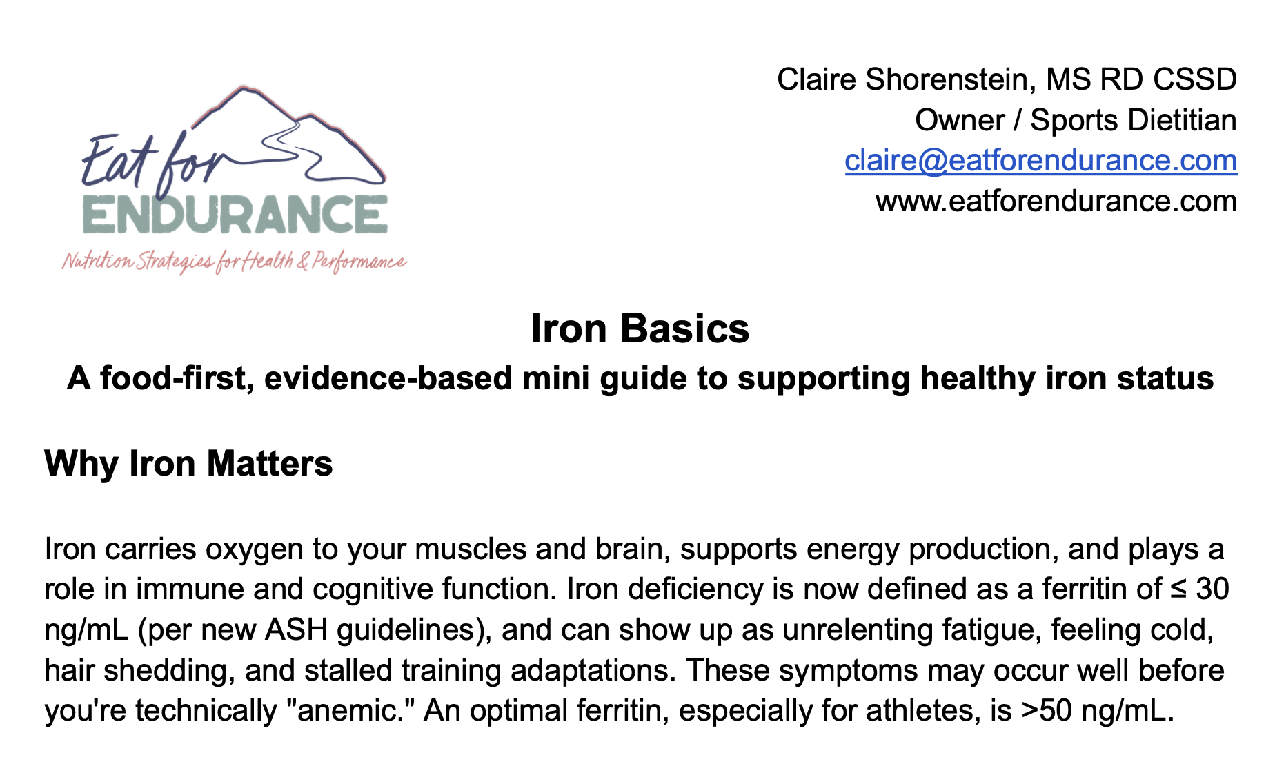 Product image for Iron Mini Guide