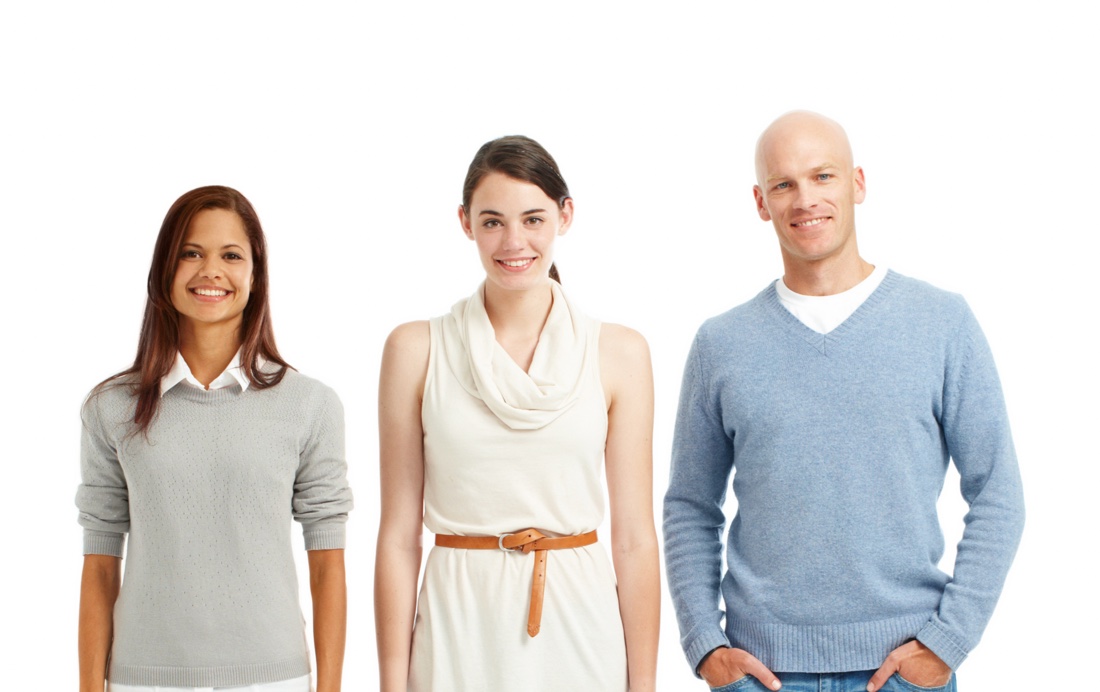 two women and one man teacher