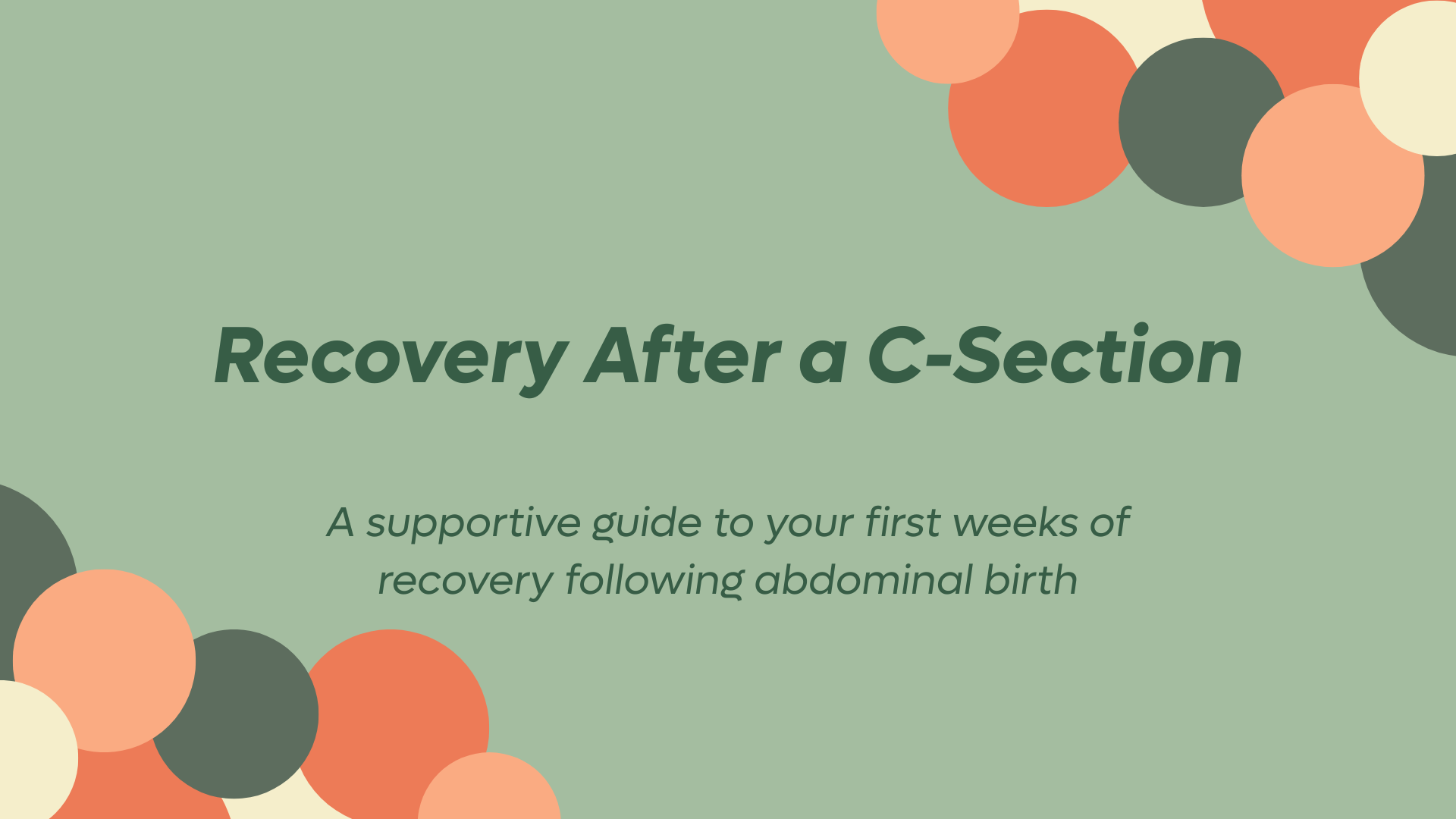 Product image for Your Free Post C-Section Guide