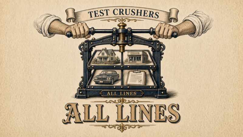 The stylized and branded logo for the All Lines Adjuster Course
