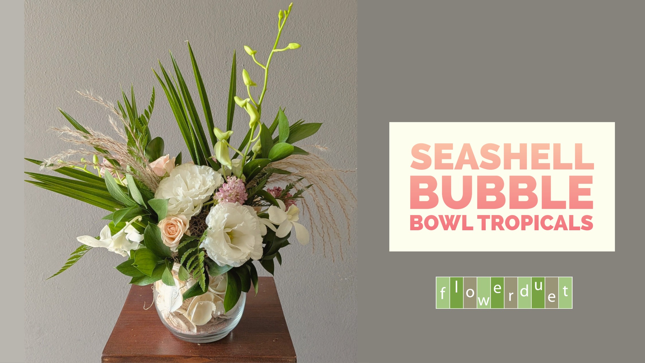 Product image for Flower Arranging Fridays: Seashell Bubble Bowl